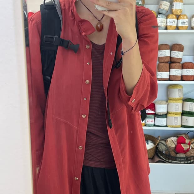 다홍 vintage jacket