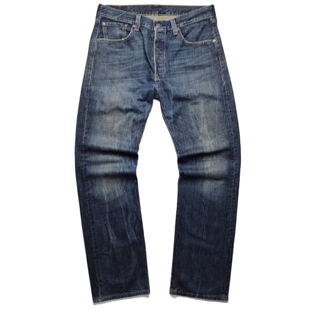 [33x32] 리바이스 501 워시드 데님팬츠