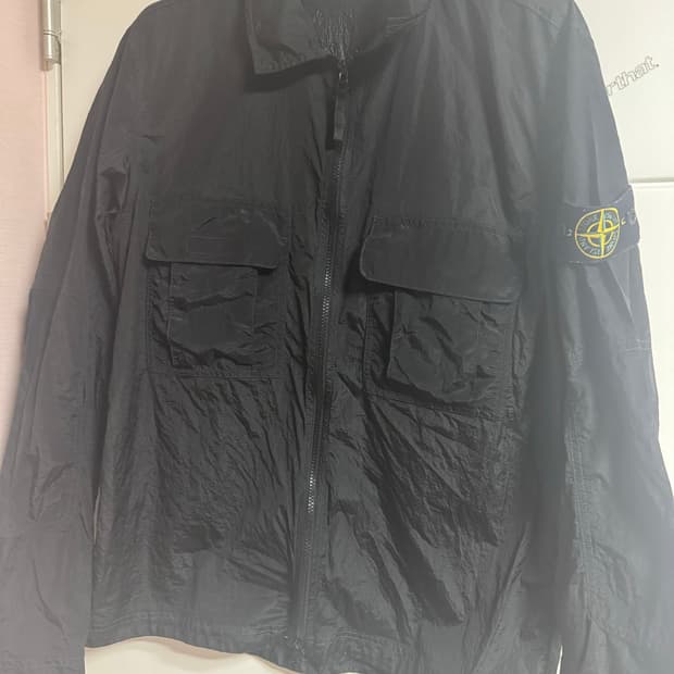 [L]19ss 나일론 메탈 오버셔츠