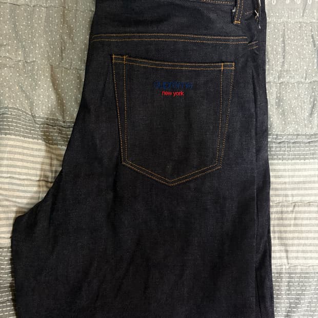 슈프림 배기 셀비지 진 34 