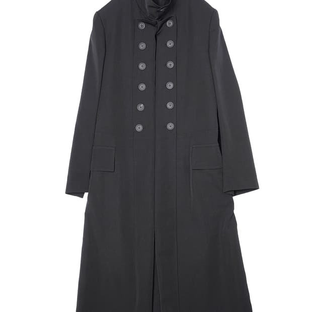 새상품 요지야마모토 울 개버딘 나폴레옹 롱자켓 2size