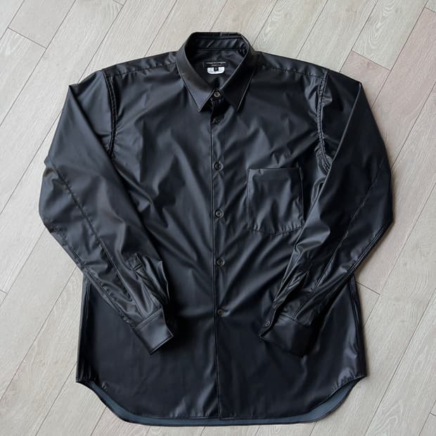 꼼데가르송 옴므플러스 폭스 레더 셔츠