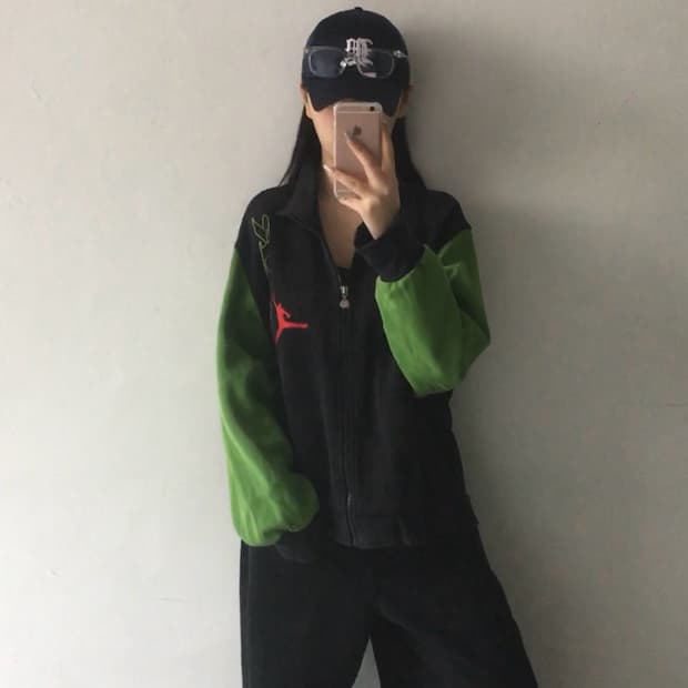 나이키 조던 배색집업