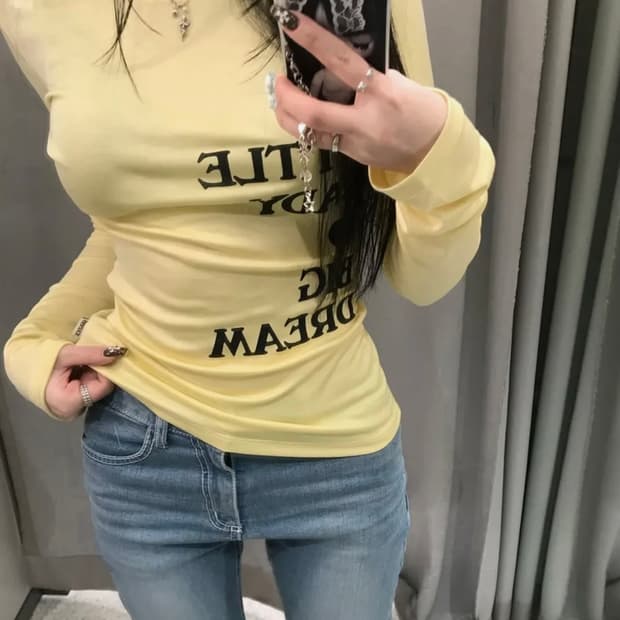 유희 롱슬리브 새상품
