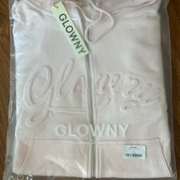 글로니 조던 집업 후디 핑크