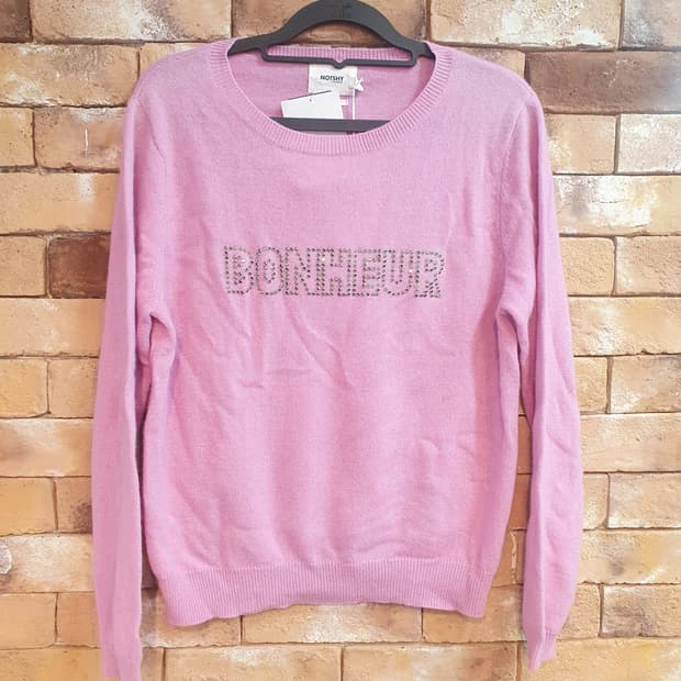 프랑스 NOTSHY 캐시미어 니트 S 핑크 (새상품)