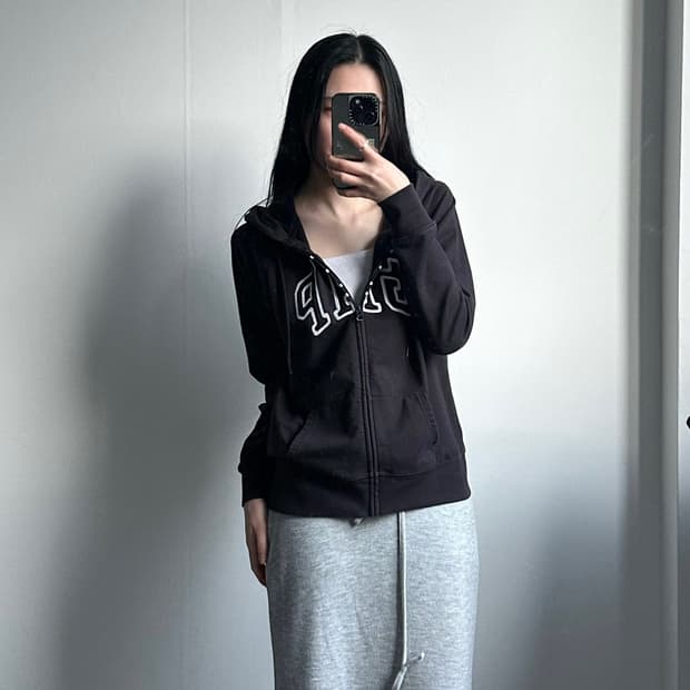 Gap 갭 블랙 후드집업