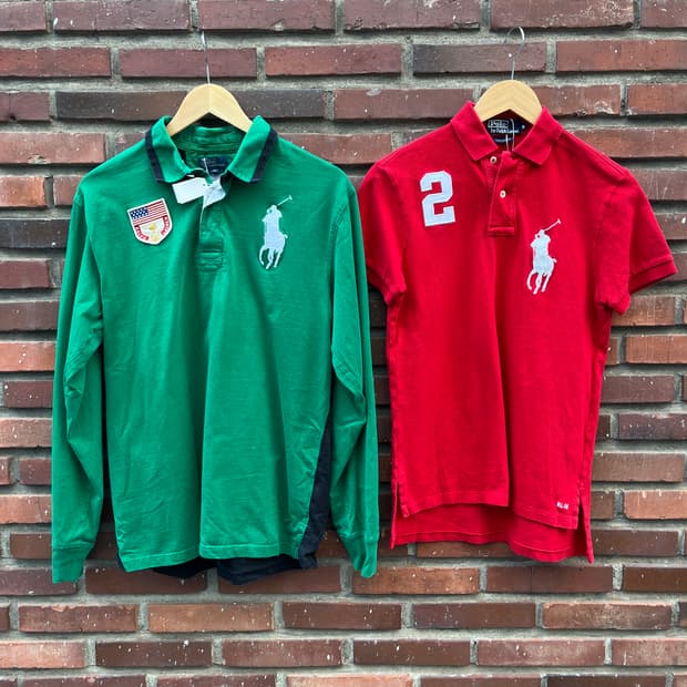 폴로 빅포니 pk 롱슬리브