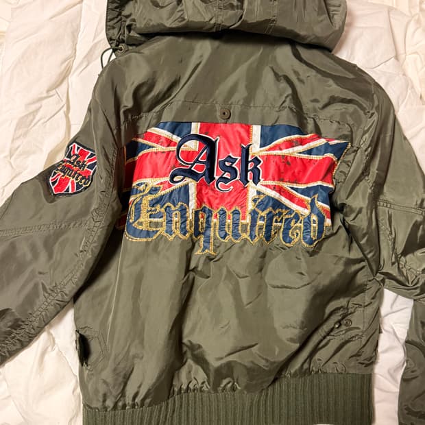 유니온잭 갸루 패딩