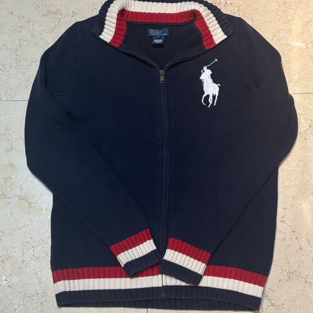 폴로 랄프로렌 빅포니 빈티지 니트집업