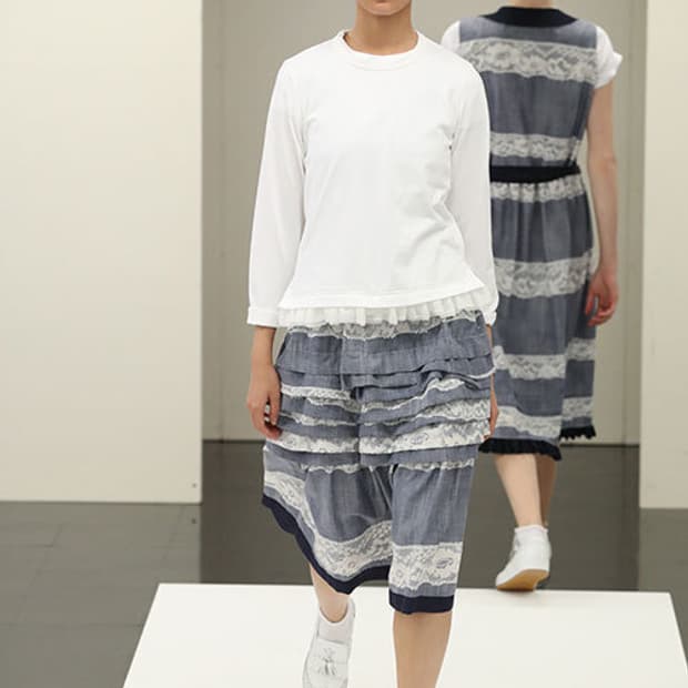 Lace Transcription Ruffle Skirt