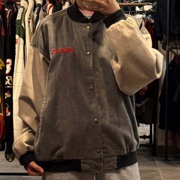 [NO.9] VTG 데님 바시티 자켓