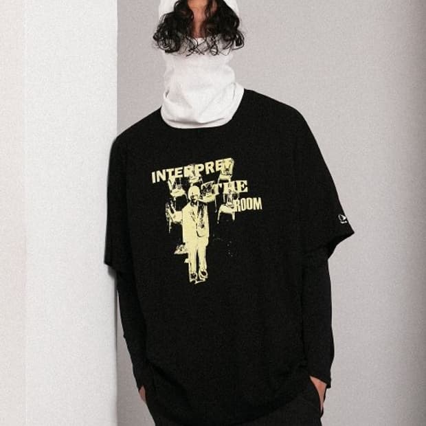 그레일즈 PRIVATE EYE T-SHIRTS [BLACK] 3 size