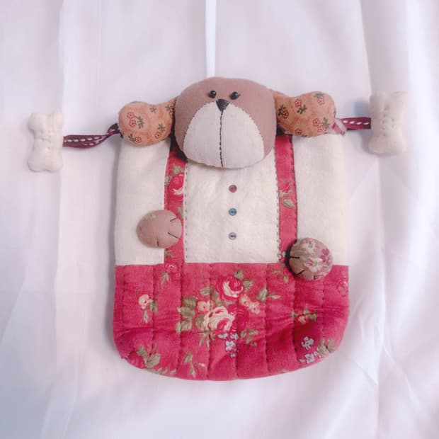 후루요 이누 멜빵 모리걸 파우치