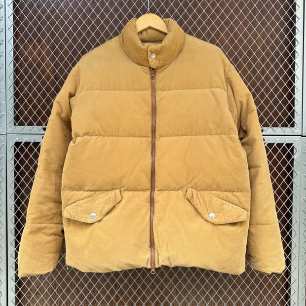 프리즘웍스 코듀로이 구스다운 패딩점퍼 L