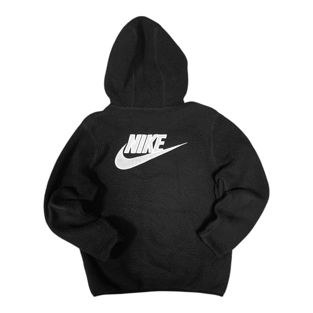 ✨ (바배) 나이키 빅로고 플리스 블랙 후드티 