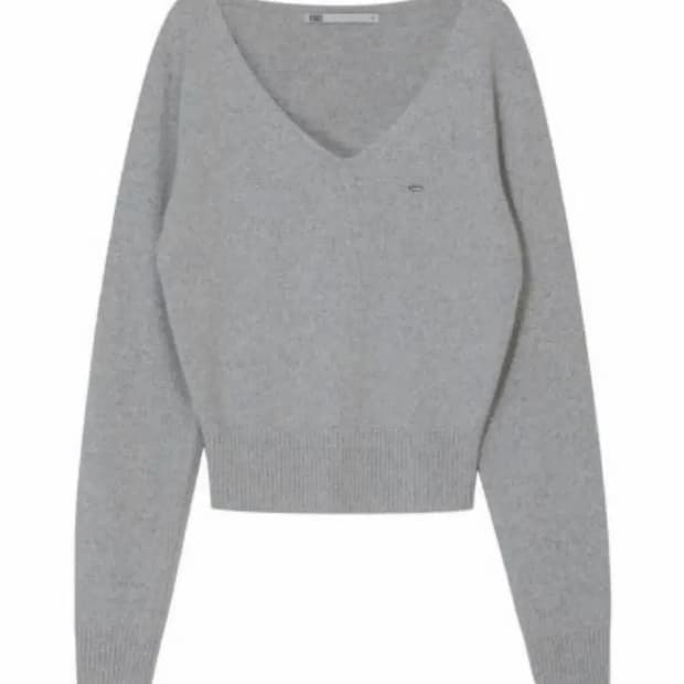 보헤미안서울 브이넥 루즈핏 울 니트 보헴서