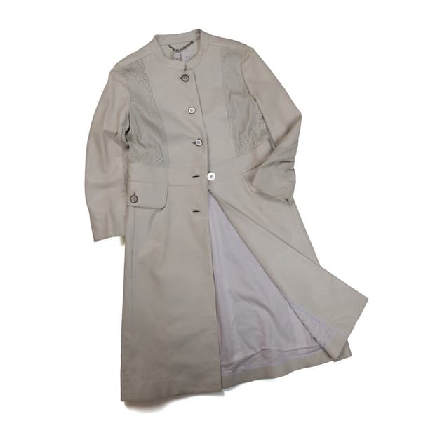 셀린느 Celine Perforated Leather Long Coat