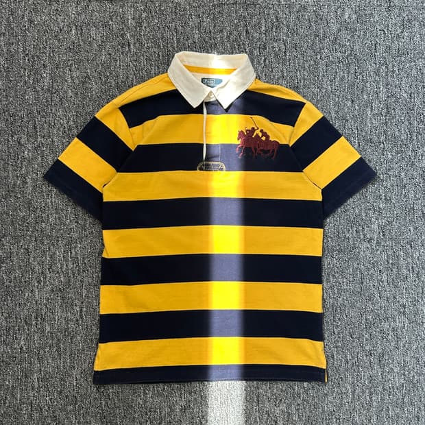 폴로 랄프로렌 스트라이프 더블포니 반팔 PK