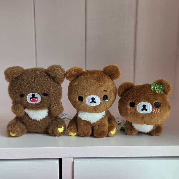 차이로이코구마 10주년 쿠마큥 테노리 3종 리락쿠마