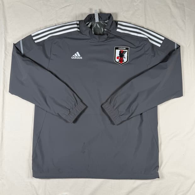 21 아디다스 일본 축구 국가대표 하이브리드탑 웜업 바람막이