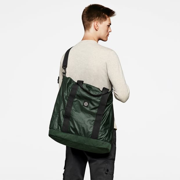 스톤아일랜드 무슬라 고마타 토트 백