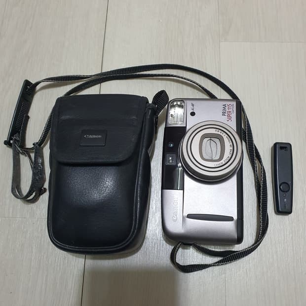 캐논 프리마 슈퍼 115 캡션 필름 카메라 (A)