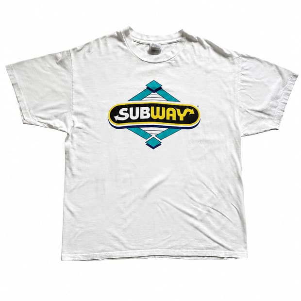 90's SUBWAY 프로모션 티셔츠 XL