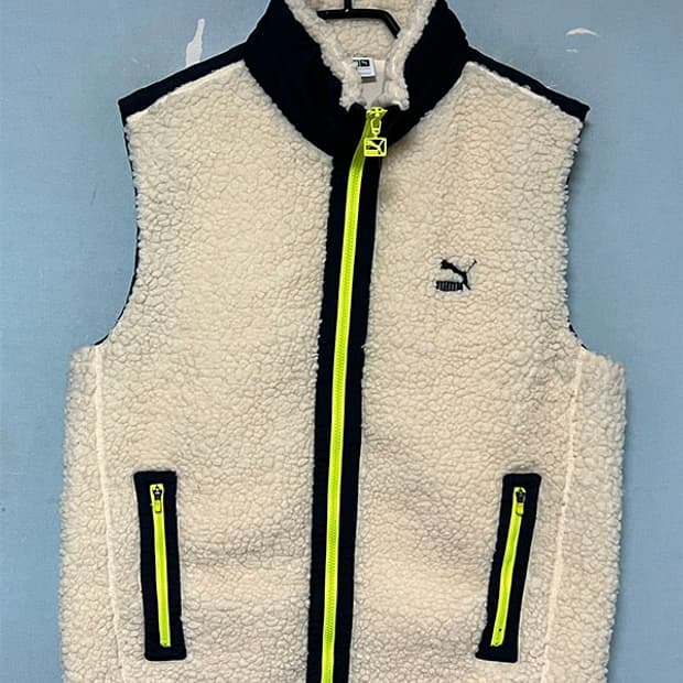 PUMA 푸마 남자 뽀글이조끼 후리스 L 100