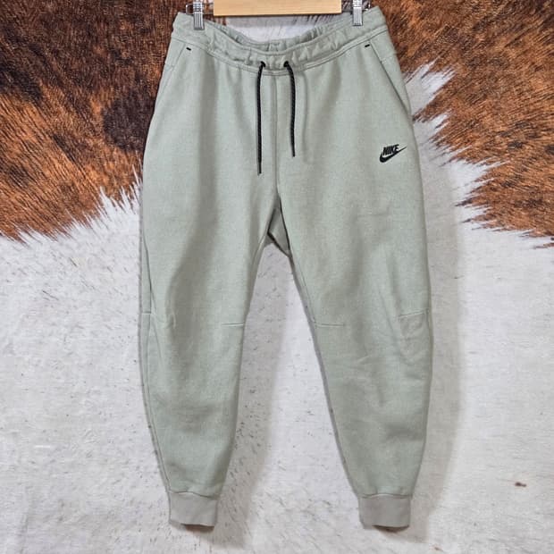 나이키 스우시 그레이 기모 후리스 조거 팬츠