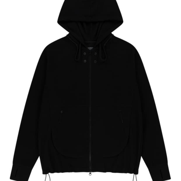 산산기어 서킷 집업 후디 블랙 (3size)