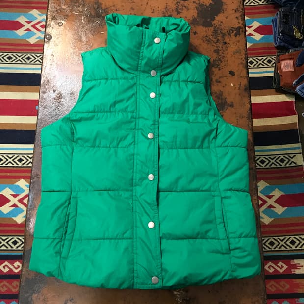 올드 네이비 그린 패딩 조끼 여성 66 남성 100 
