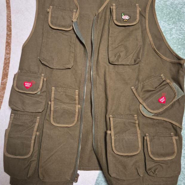 휴먼메이드 헌팅베스트 L  Human Made vest