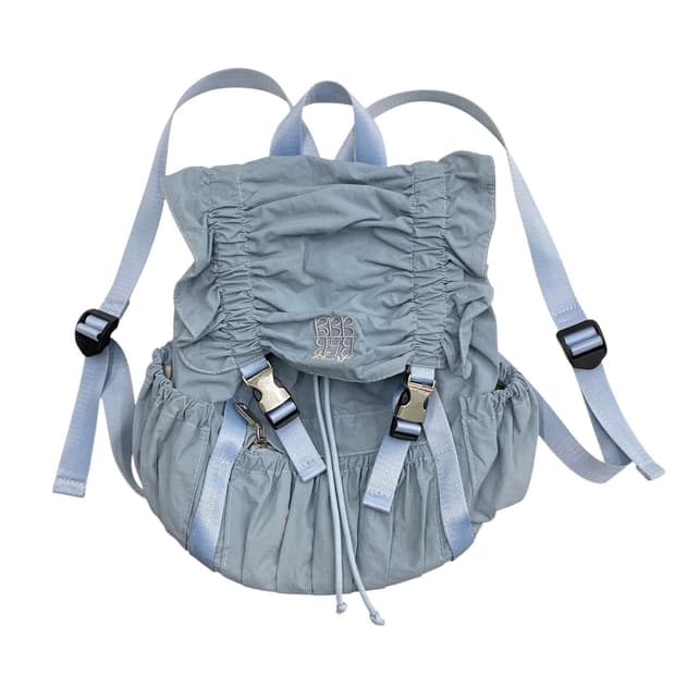 egoist 에고이스트 y2k 드로우스트링 블루백팩