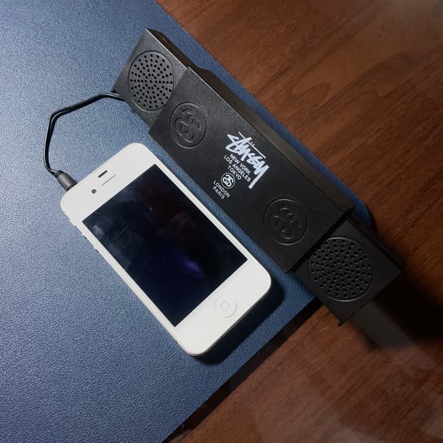 스투시 포터블 스테레오 스피커