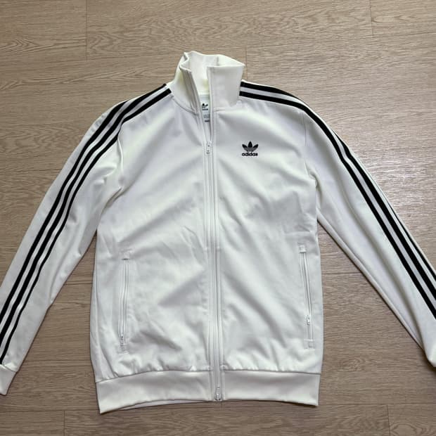 아디다스 베켄바우어 화이트 트랙탑 져지 (90/S)