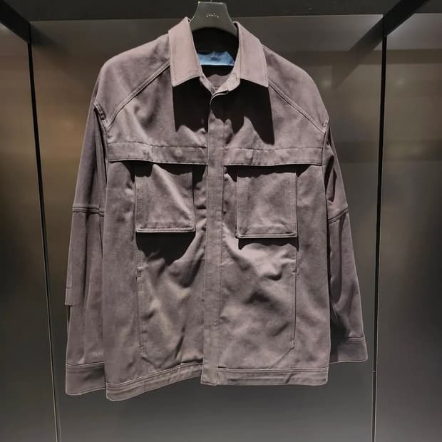 [48] 준지 22fw 브라운 히든 포켓 셔츠 자켓 셔켓