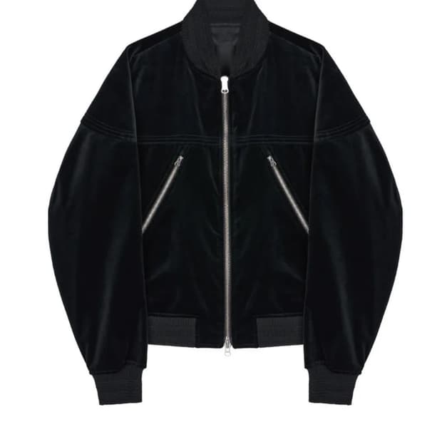 ETCE 벨벳 블루종 M