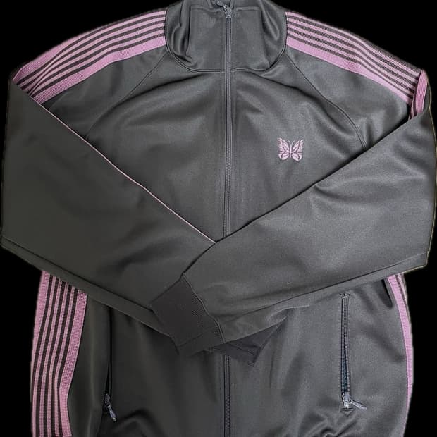 니들스 트랙자켓 브라운 핑크 
