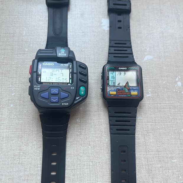 카시오 GS-20 / JG-100 게임 시계. 희귀 레트로