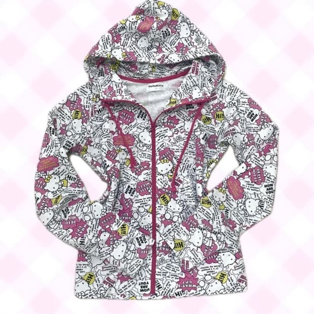 헬로키티 팝 갸루 조지후쿠 후드집업