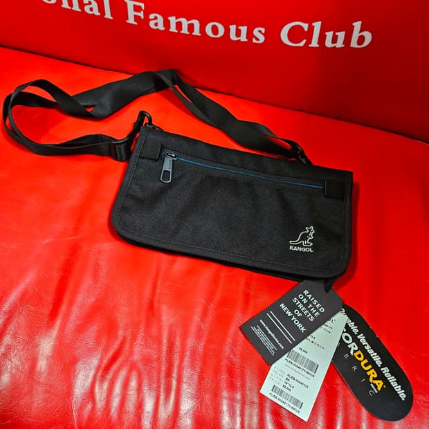 (새상품) 캉골(KANGOL) 미니 나일론 크로스백 19 x 13.5