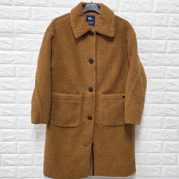 택포) 20s 네파 뽀글이 후리스 롱 코트 90