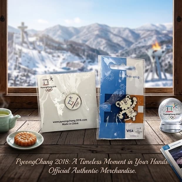 2018년 평창올림픽 엠블럼 수호랑 공식 뱃지 판매합니다