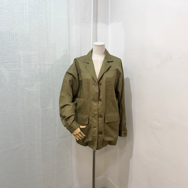 브런치 brunch 린넨 워크자켓 워크셔츠 야상 4351