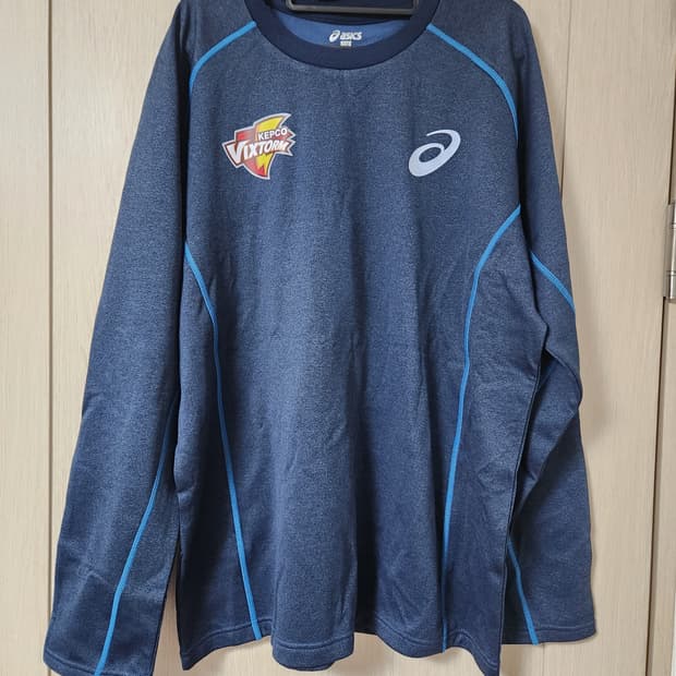 아식스 한국전력배구단 선수 코치 지급용 티셔츠 사이즈110