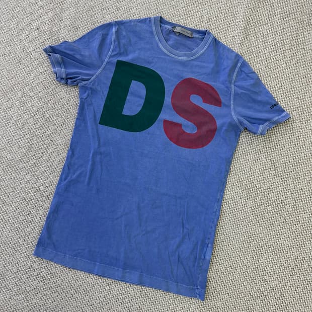 S 디스퀘어드2 로고 프린트 반팔티 0417D