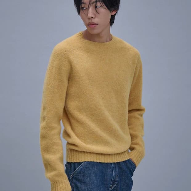 할리오브스코틀랜드 쉐기독 니트