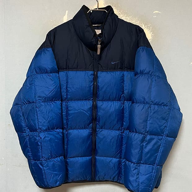 나이키 00s 올드스쿨 남자 다운패딩 사각 XL 105 