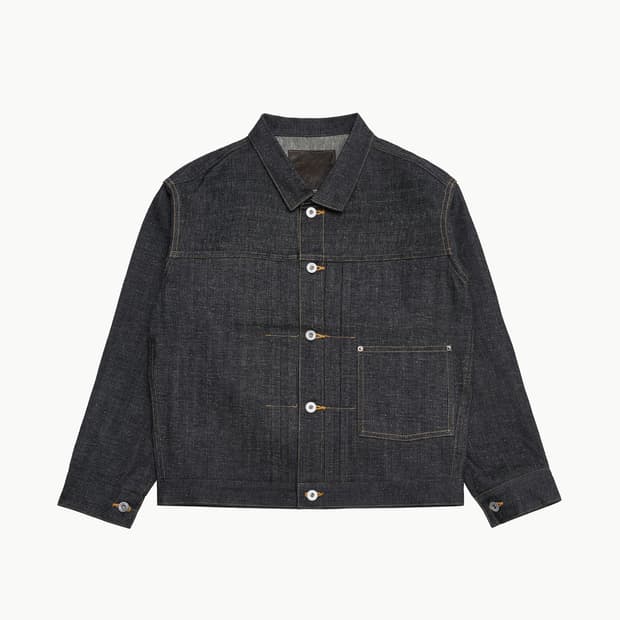 타이가 타카하시 Lot 703 데님 자켓 / 인디고 36